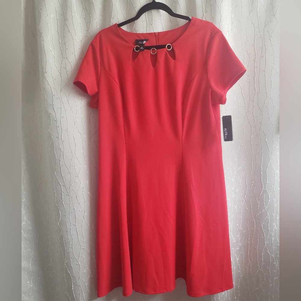 ALYX women's skater dress red sz 18